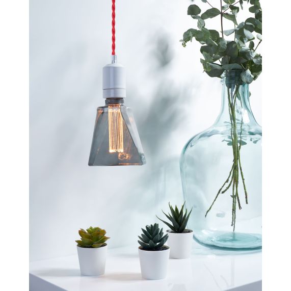 Girard Sudron Cable Torsade Rose Fonce 2x0 75mm² 2m