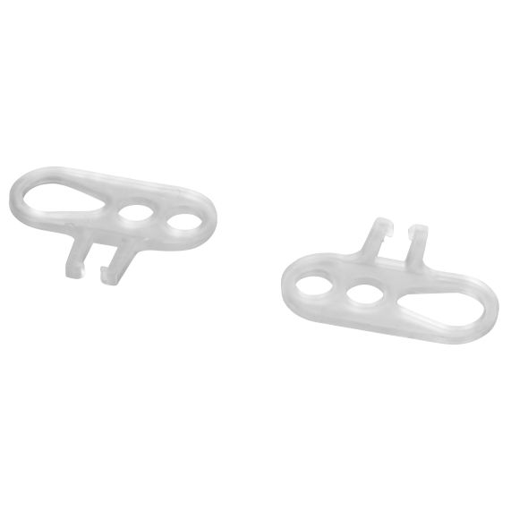 Girard Sudron CHAPE NYLON BLANC AVEC FIXATION DOMINO