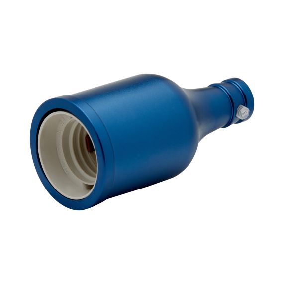 Girard Sudron Douille Aluminium E27 Bleu Electrique Bouteille