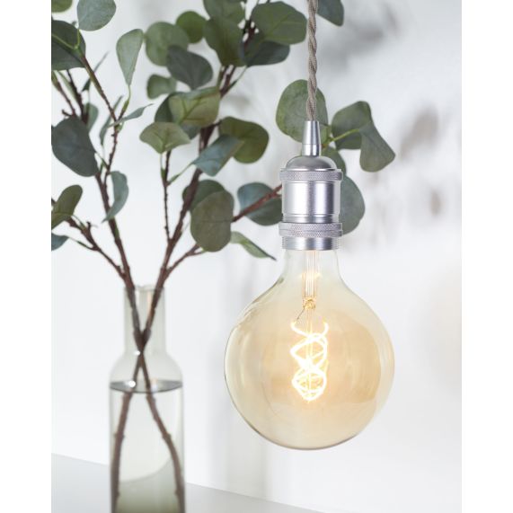 Girard Sudron Douille Aluminium E27 Chrome Av Db Bagues De Serrage