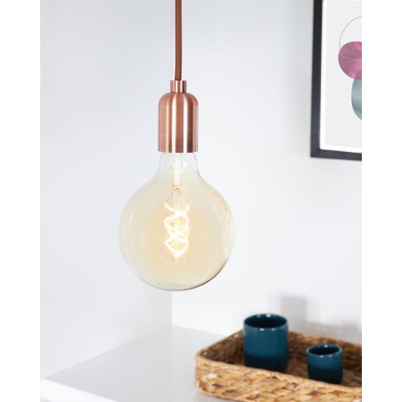 Girard Sudron Douille Aluminium E27 Cuivre Aluminia H74mm