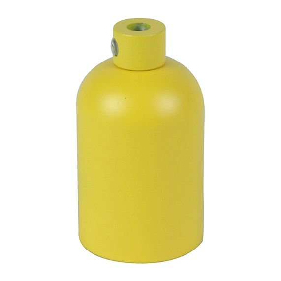 Girard Sudron Douille Aluminium E27 Jaune Ocre Aluminia