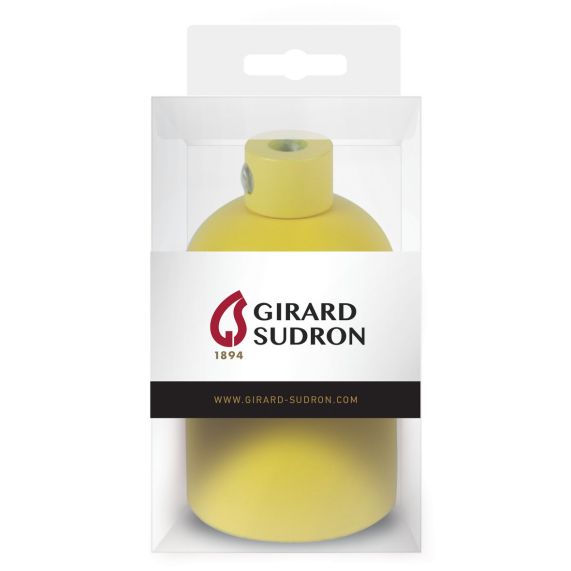 Girard Sudron Douille Aluminium E27 Jaune Ocre Aluminia