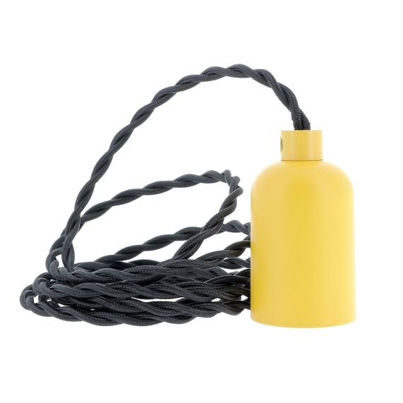 girard sudron Douille aluminium E27 jaune ocre Aluminia