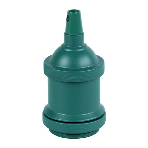 girard sudron Douille aluminium E27 vert bouteille av bague de serrage Mixgo