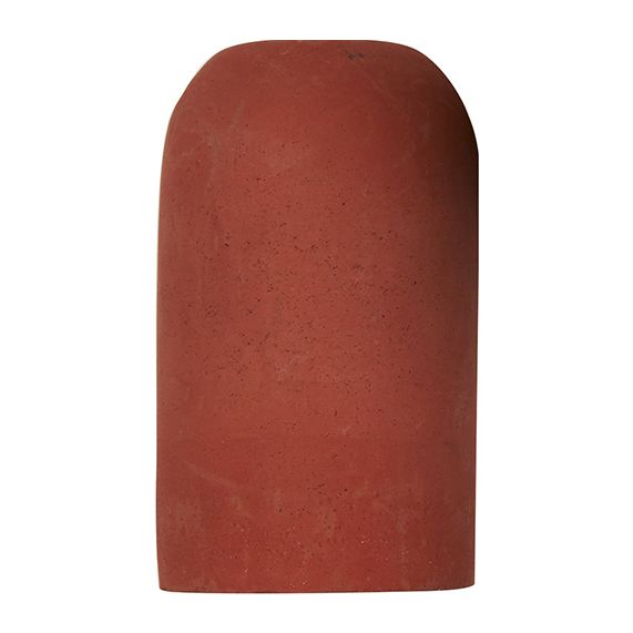 girard sudron Douille beton E27 rouge brique Concrite D53x92mm