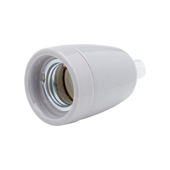 Girard Sudron Douille Ceramique E27 Gris Porcelaine H79mm