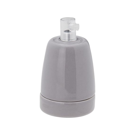 girard sudron Douille ceramique E27 gris Porcelaine H79mm