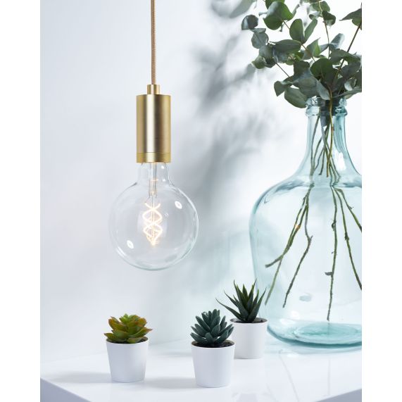 Girard Sudron Douille Cylindrique E27 Dore Av Bague De Serrage Mixgo