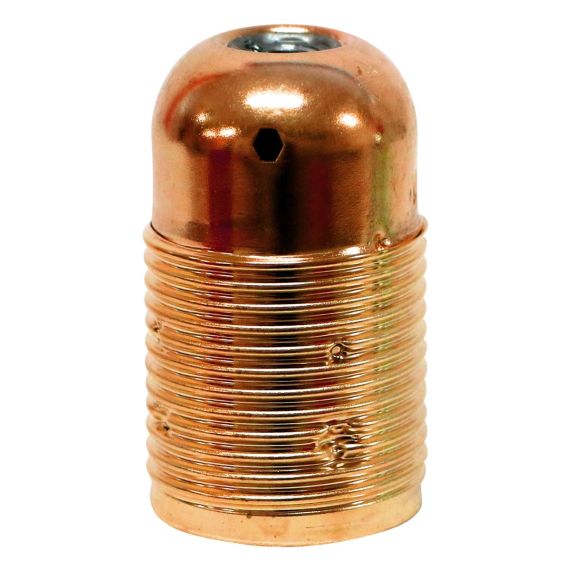 girard sudron Douille demontee acier E14 cuivre filetee av borne de terre