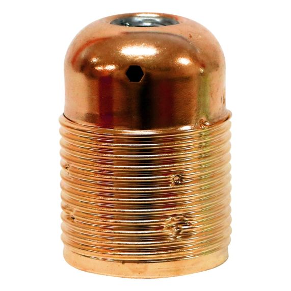 girard sudron Douille demontee acier E27 cuivre filetee av borne de terre