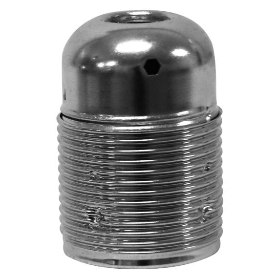 girard sudron Douille demontee acier E27 gris anthracite filetee av borne de terre