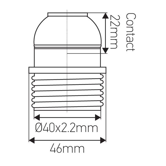Girard Sudron DOUILLE E27 AVEC PORTEE VA MONTEE BLANCHE