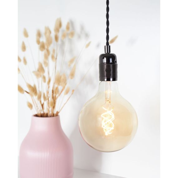 Girard Sudron DOUILLE LAITON E27 FILETÉE NOIRE / SANS BAGUE