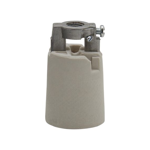 girard sudron Douille porcelaine E14 av etrier 10x1 borne de terre 2A 250V