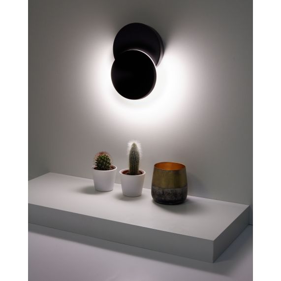 Girard Sudron Eclairag Residentiel Noir Elypte 12 5W IP54 600lm 3000K 140x48x140mm 60>300mA