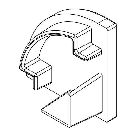 girard sudron Embouts pour profile alu angle 16x16mm