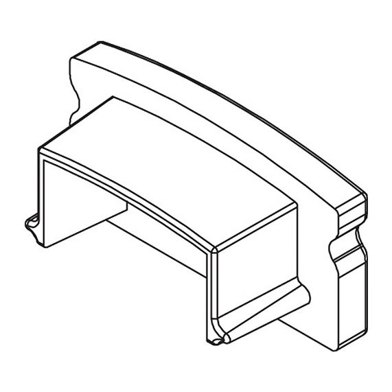girard sudron EMBOUTS POUR PROFILE ALUMINIUM 17.2X8