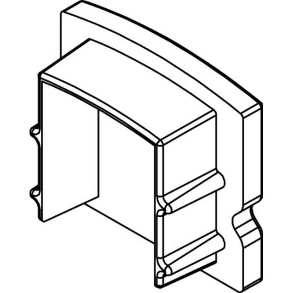 Girard Sudron EMBOUTS POUR PROFILE ALUMINIUM 17X15.5
