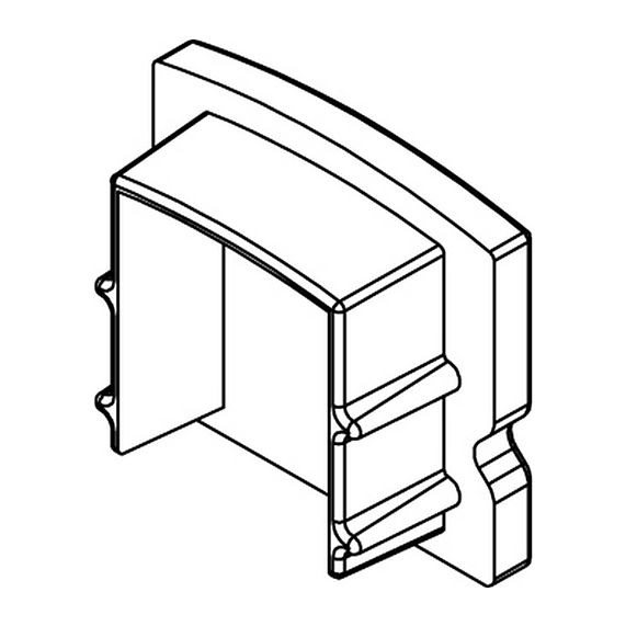 girard sudron EMBOUTS POUR PROFILE ALUMINIUM 17X15.5