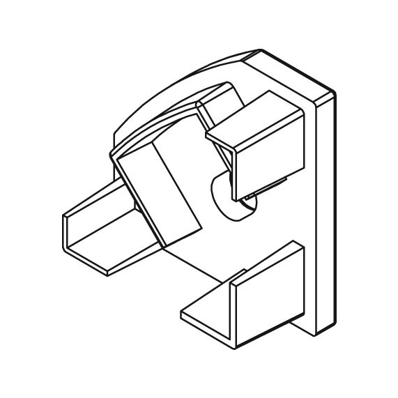 Girard Sudron EMBOUTS POUR PROFILE ALUMINIUM D’ANGLE 90-45° 18.5X18.5