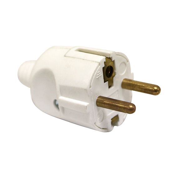 girard sudron Fiche male blanc bipolaire avec terre 16A IP20