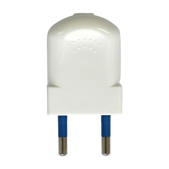 girard sudron Fiche male blanc pour cable 2x0 75mm 2A IP20 60x26x15mm