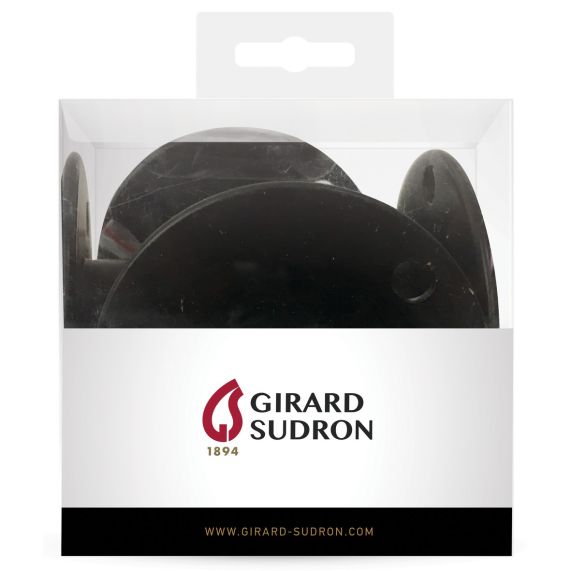 girard sudron CROCHET MÉTAL BASE Ø45MM NOIR X 5