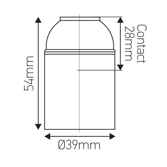 Girard Sudron DOUILLE E27 LISSE MONTEE OR