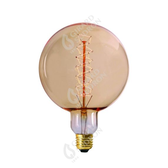 girard sudron Globe E27 Ambrée Filament metallique 24W 80lm 2000K dim