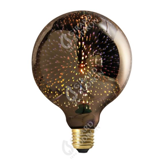 girard sudron Globe G125 E27 Argent Explosion matiere Cosmos 4W 20lm 1600K