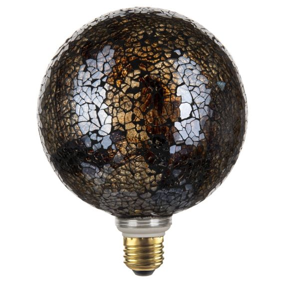 Girard Sudron Globe G125 E27 Argente Mosaique 4W 470lm 2700K Dim