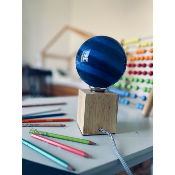 Girard Sudron Globe G125 E27 Bleu Terre Planete 3W 300lm 2700K