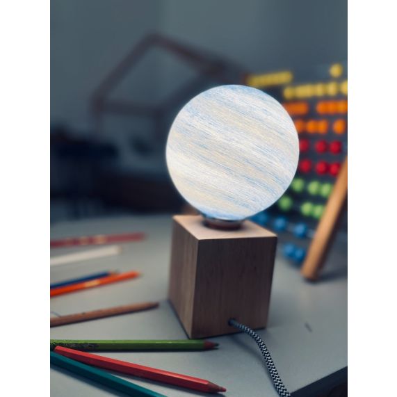 Girard Sudron Globe G125 E27 Bleu Terre Planete 3W 300lm 2700K