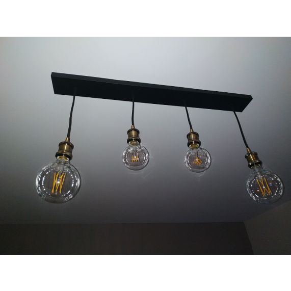 Girard Sudron Globe G125 E27 Claire Filament Droit 6W 490lm 2300K Dim