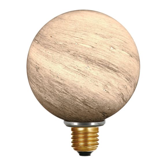 Girard Sudron Globe G125 E27 Gris Lune Planete 3W 300lm 2700K