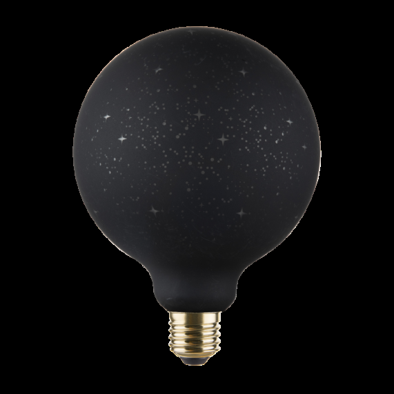 girard sudron Globe G125 E27 Noire Constellation Graphique 6W 50lm 1800K dim