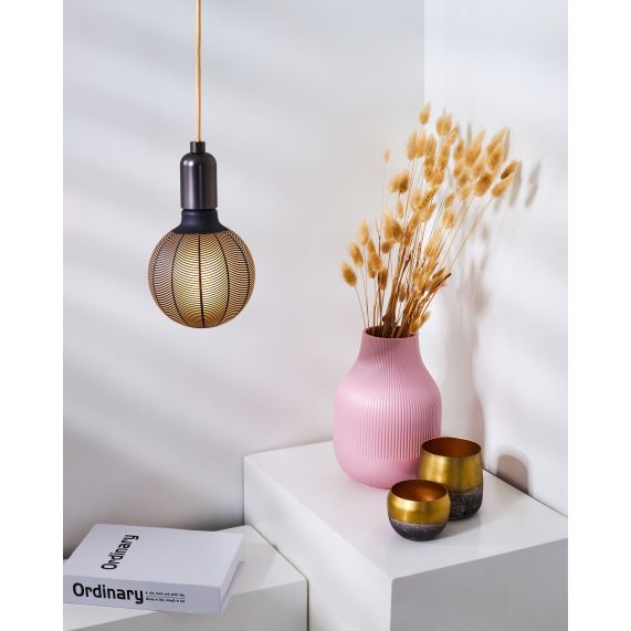 Girard Sudron Globe G125 E27 Noire Quartier Graphique 1 5W 50lm 2700K Dim