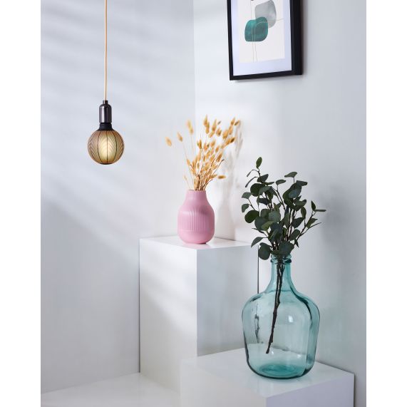 Girard Sudron Globe G125 E27 Noire Quartier Graphique 1 5W 50lm 2700K Dim