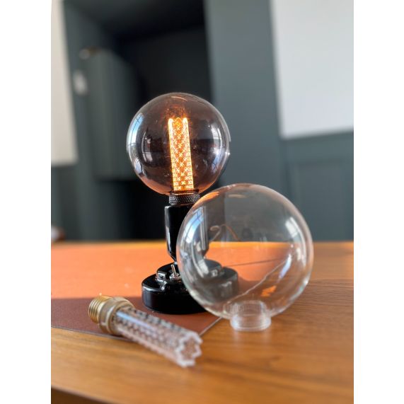 Girard Sudron Globe G125 E27 Smokey Composite Globe à équiper