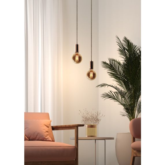 Girard Sudron Globe G125 E27 Smokey Filament Droit 4W 200lm 2100K Dim