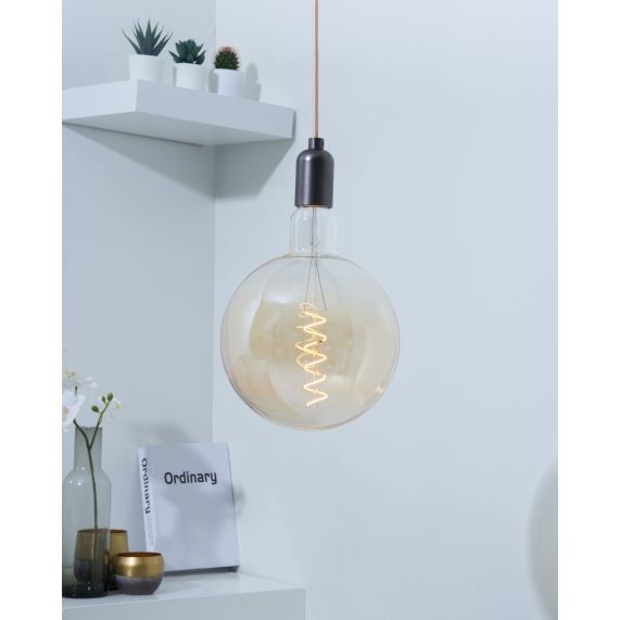 Girard Sudron Globe G200 E27 Ambrée Filament Torsade 6W 300lm 1800K Dim