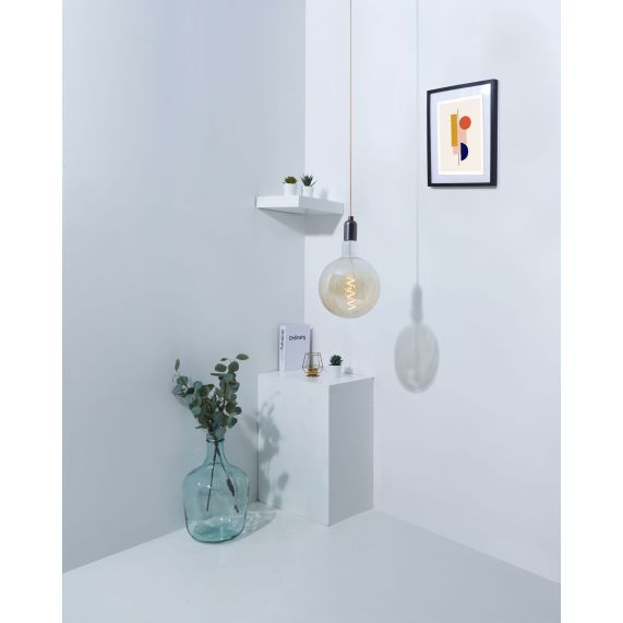 Girard Sudron Globe G200 E27 Ambrée Filament Torsade 6W 300lm 1800K Dim