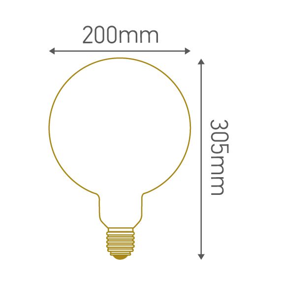 Girard Sudron Globe G200 E27 Claire Happy In 1 5W 50lm 3000K