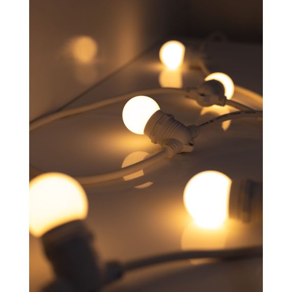 Girard Sudron GUINGUETTE GUIRLANDE LUMINEUSE EXTERIEURE BLANCHE 5M DOUILLE E27 X 5