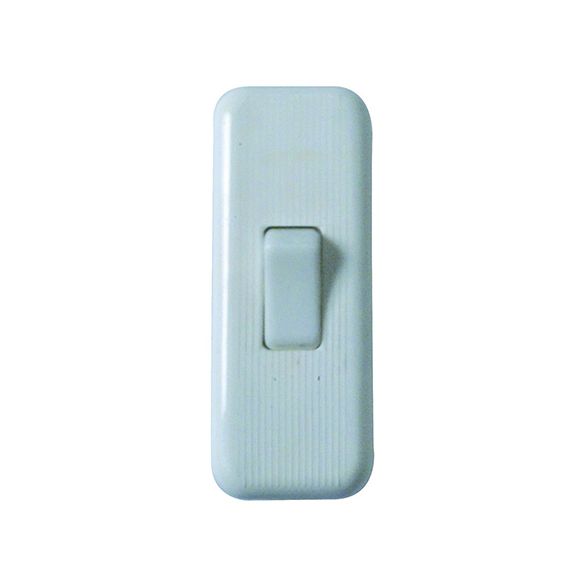 girard sudron Interrupteur blanc a bascule avec terre 2A IP20 25x64x20 5mm