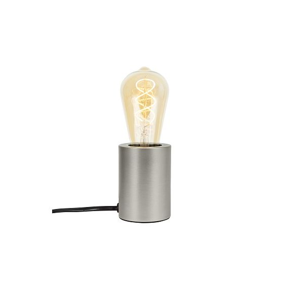 Girard Sudron Lampe A Poser E27 Nickel Effet Metal Palladium 220-240V IP20 70x96mm