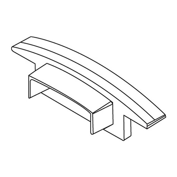 girard sudron Lot d embouts pour profile aluminium 23 2x8mm