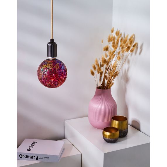 Girard Sudron Mosaic Rouge G125 E27 4W 2700K 470lm Dim D130X170mm