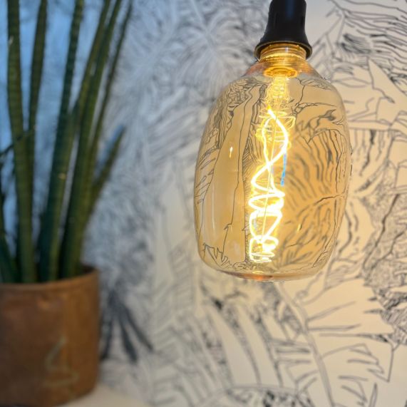 Girard Sudron Ovale E27 Ambrée Zepelin 4W 265lm 2200K Dim